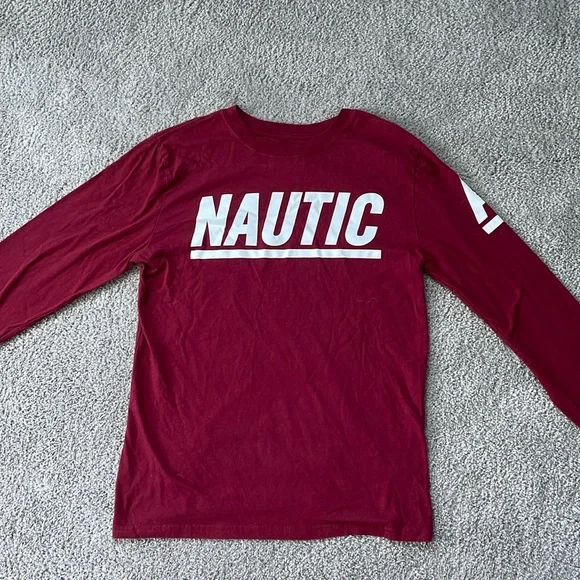 Nautica Long Sleeve Boys Shirt (Never Worn No Tags) - Picture 1 of 4